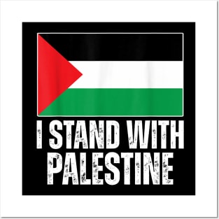 I Stand With Palestine Posters and Art